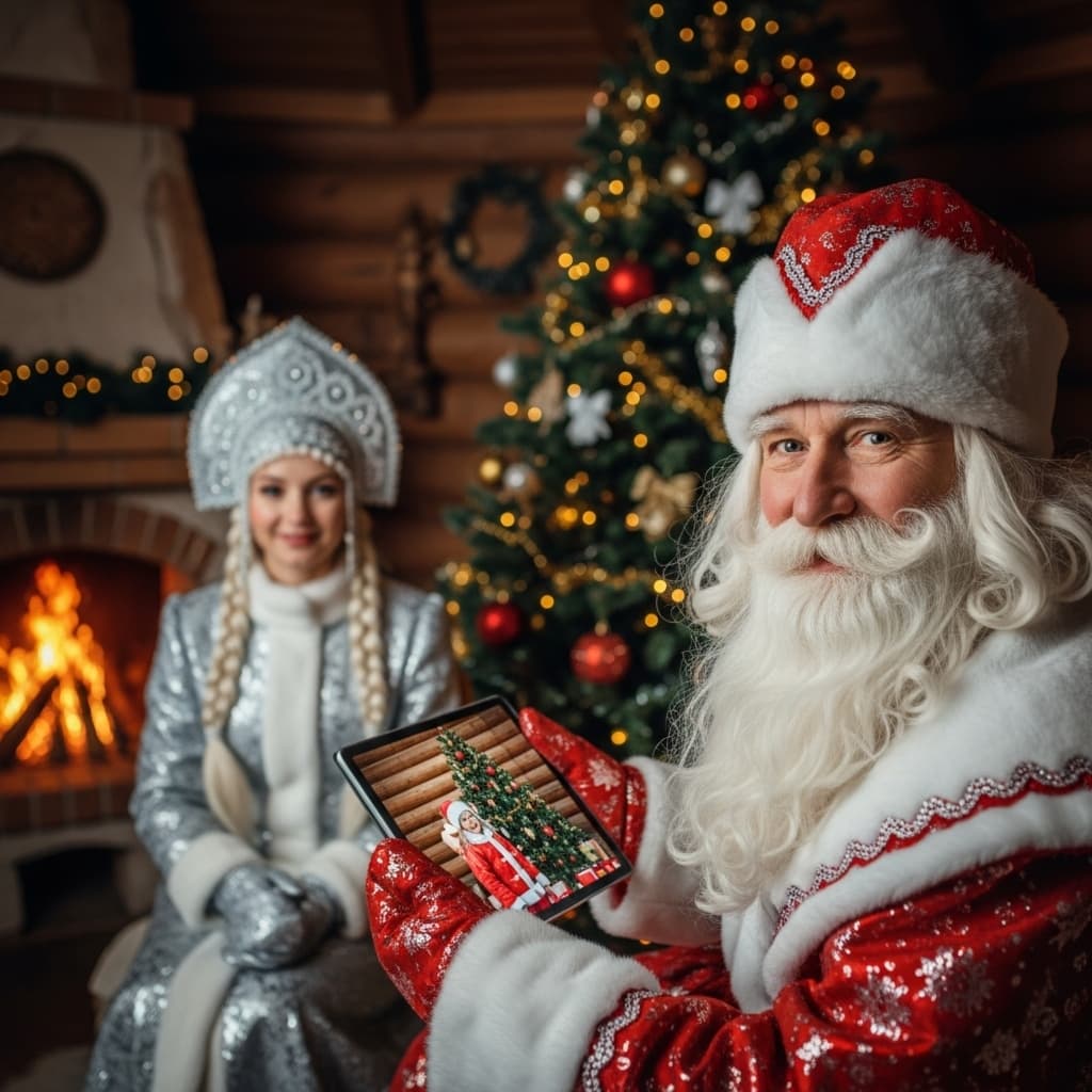 Именное видеопоздравление Деда Мороза